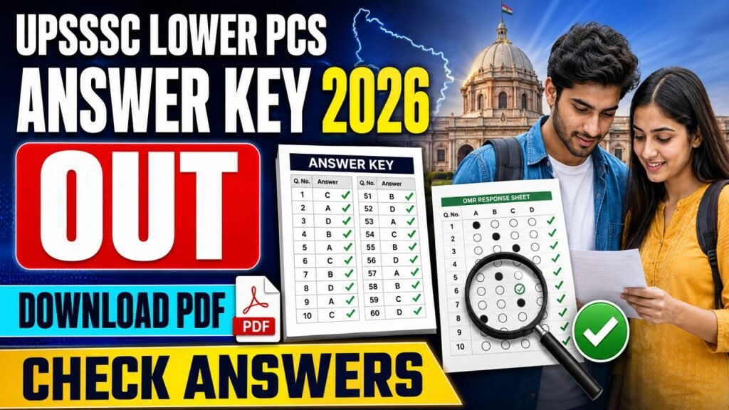 UPSSSC Lower PCS Answer Key 2026