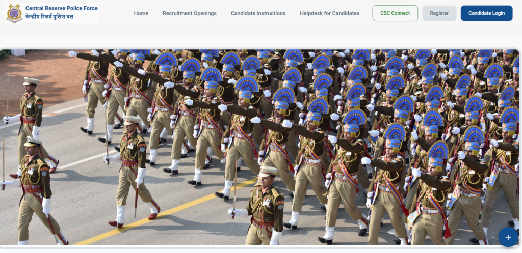 CRPF Sports Quota Recruitment 2026
