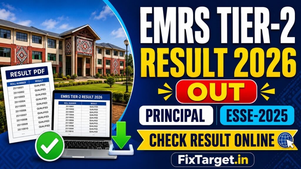 EMRS Tier-2 Result 2026