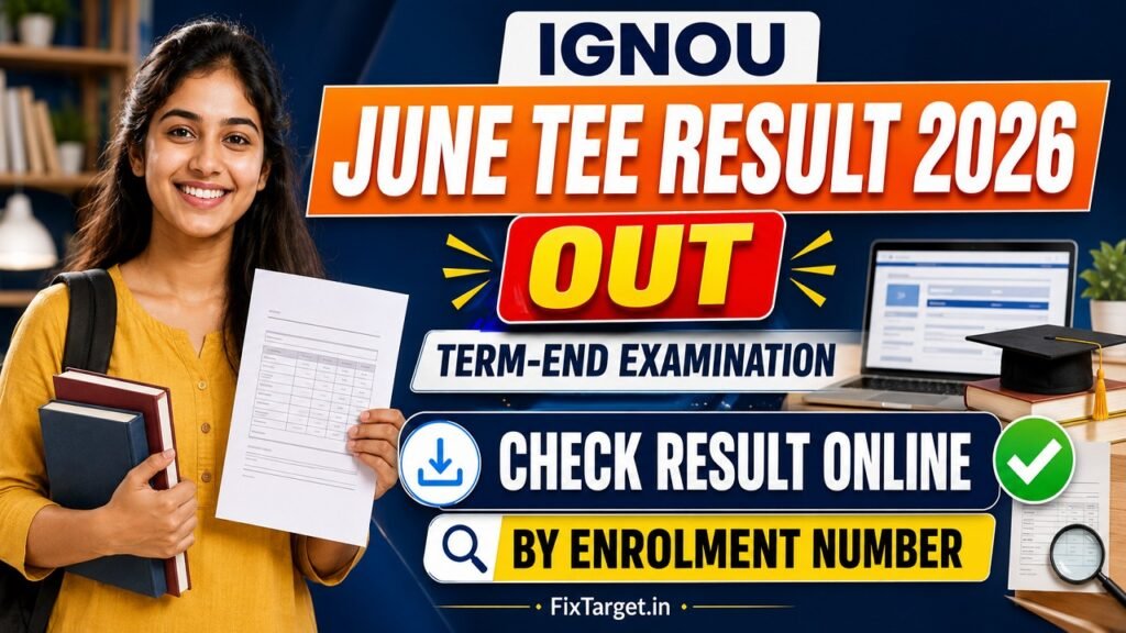 IGNOU June Result 2026 