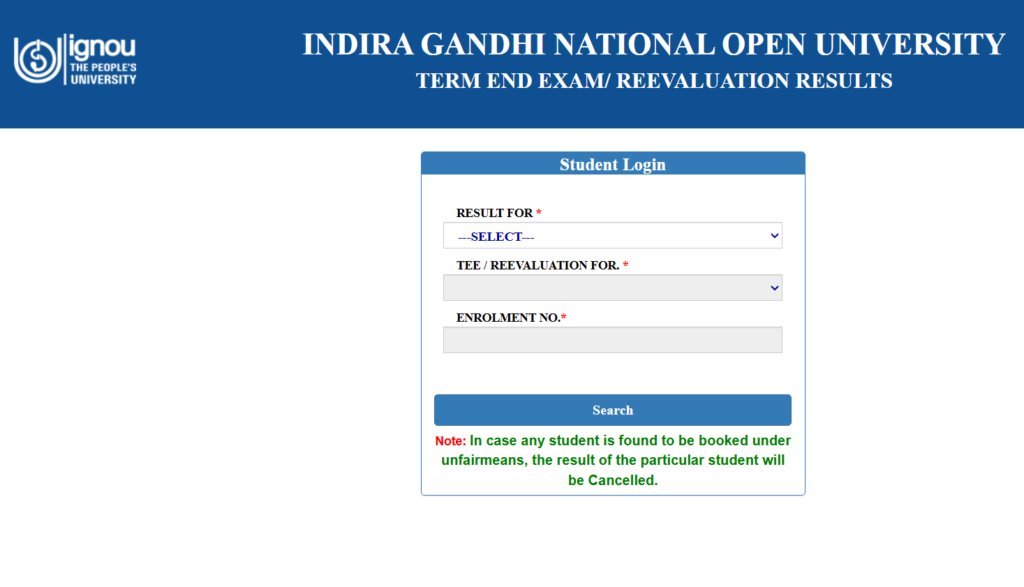IGNOU June Result 2026 