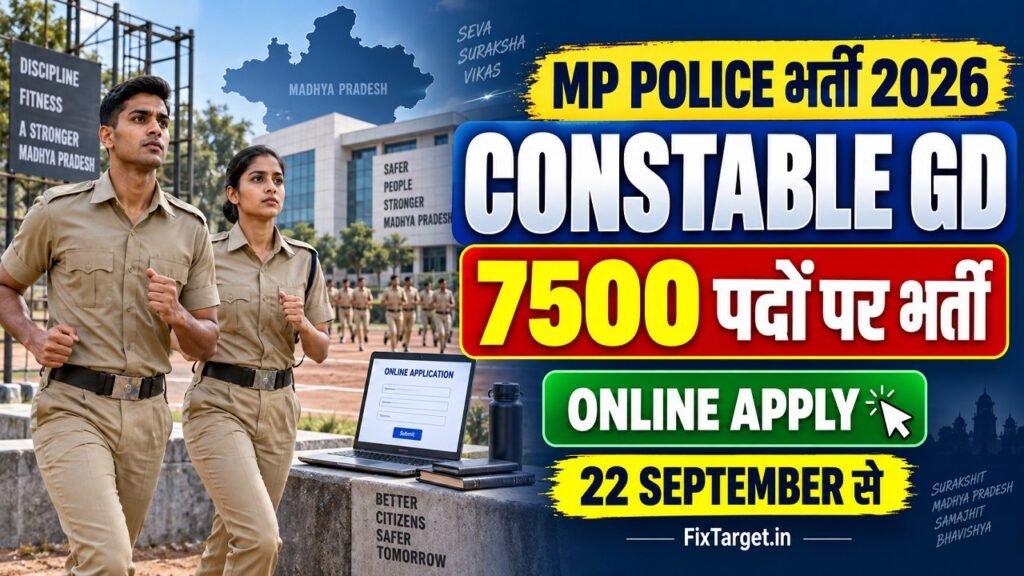 MP Police Constable Recruitment 2026,