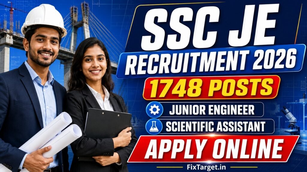 SSC JE Recruitment 2026