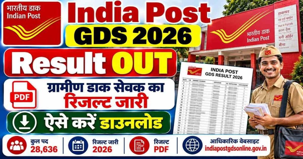 India Post GDS Result 2026
