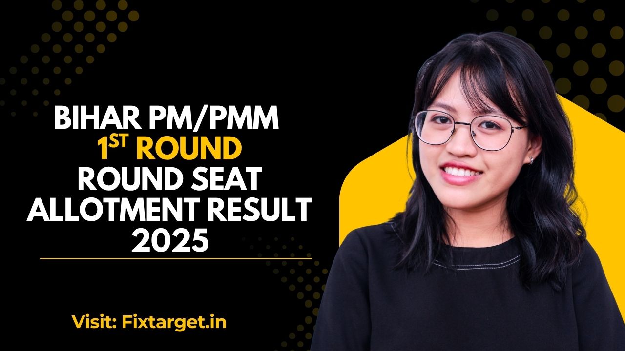 Bihar Paramedical First Round Seat Allotment Result 2025