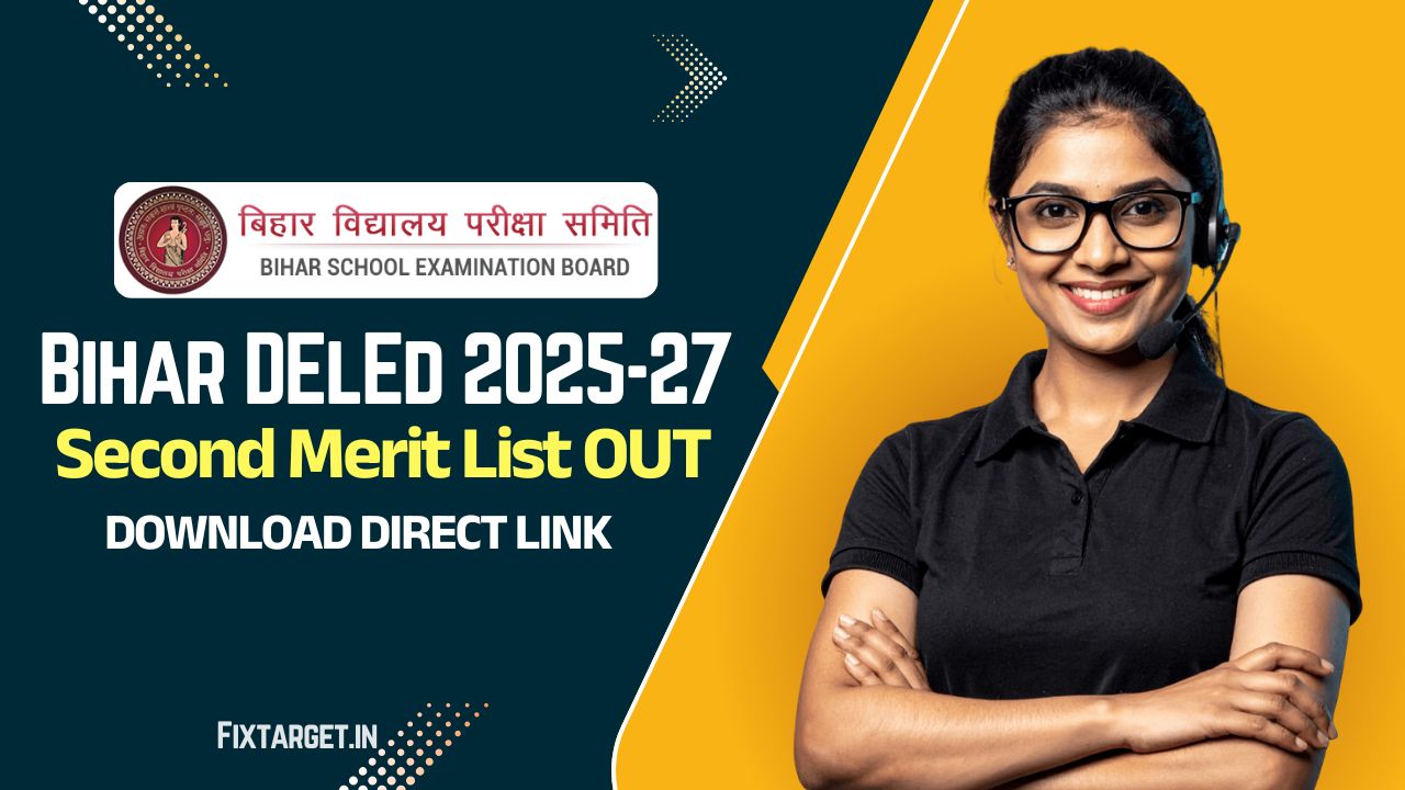 Bihar DElEd 2nd Merit List 2025