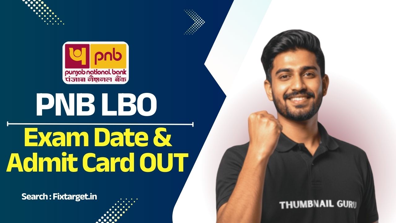PNB LBO Admit Card 2026