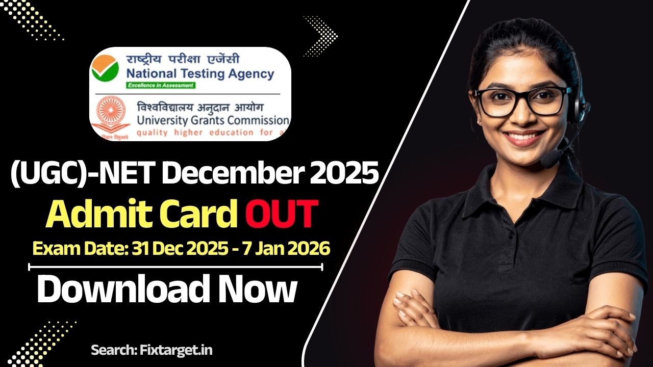 UGC NET December Admit Card 2025