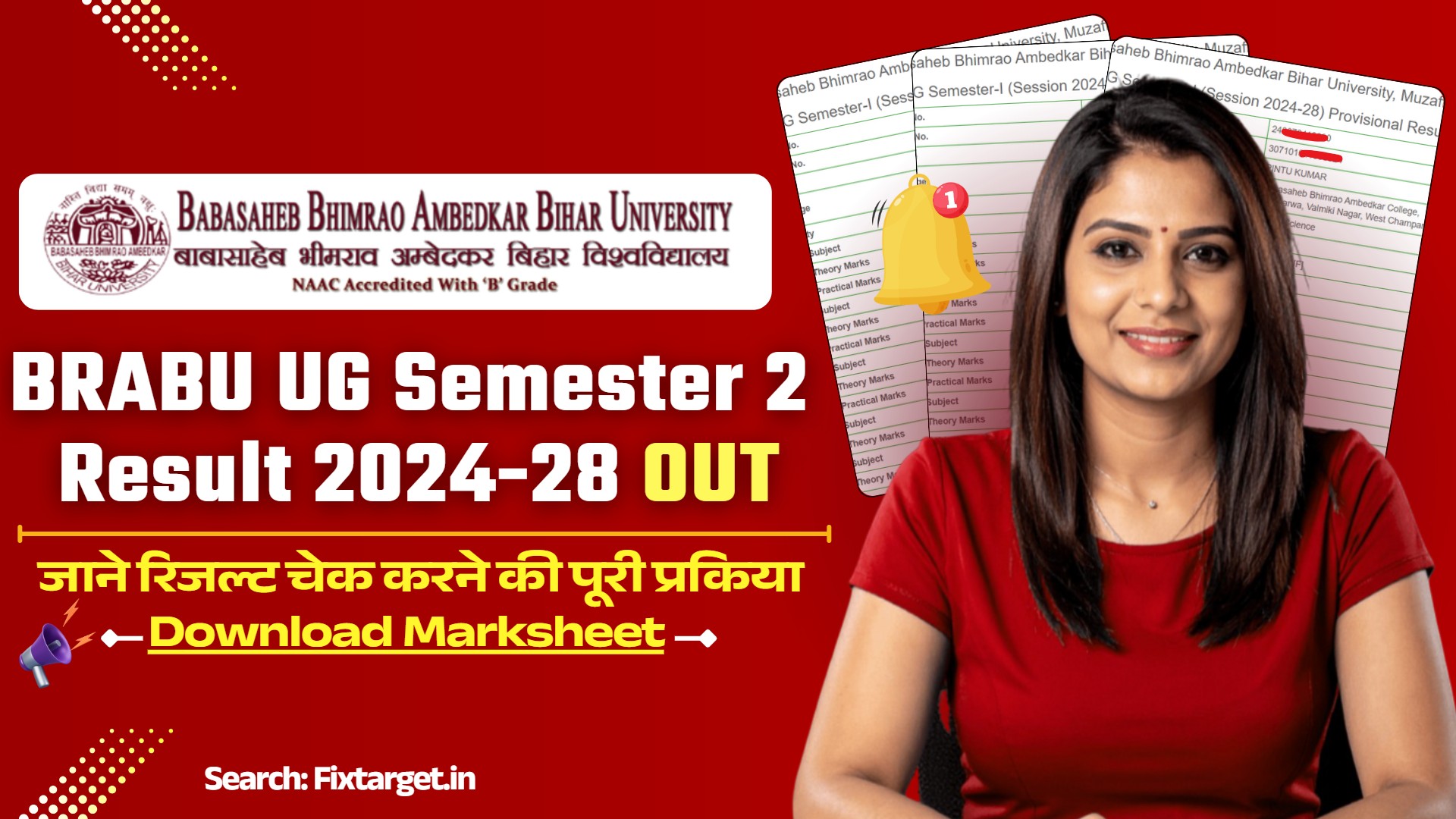 BRABU UG Semester 2 Result 2024 28