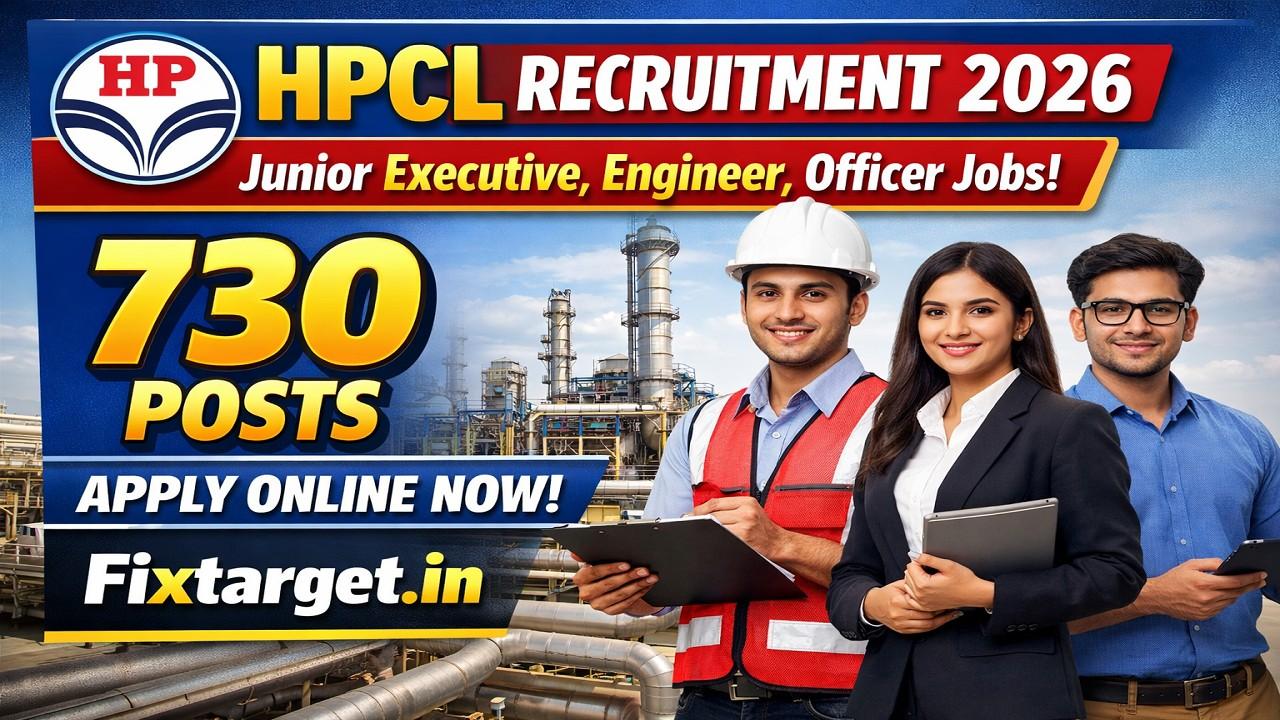 HPCL Junior Executive, Engineer, Officer Recruitment 2026