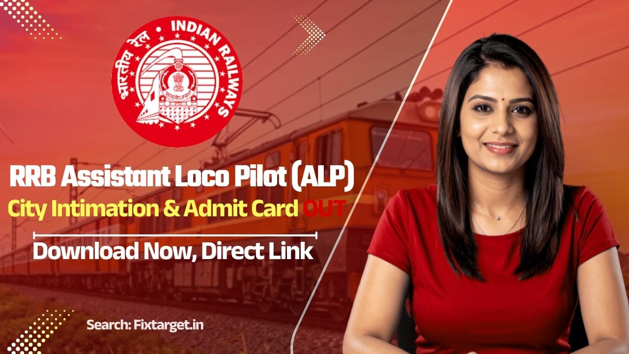 RRB ALP Admit Card 2026
