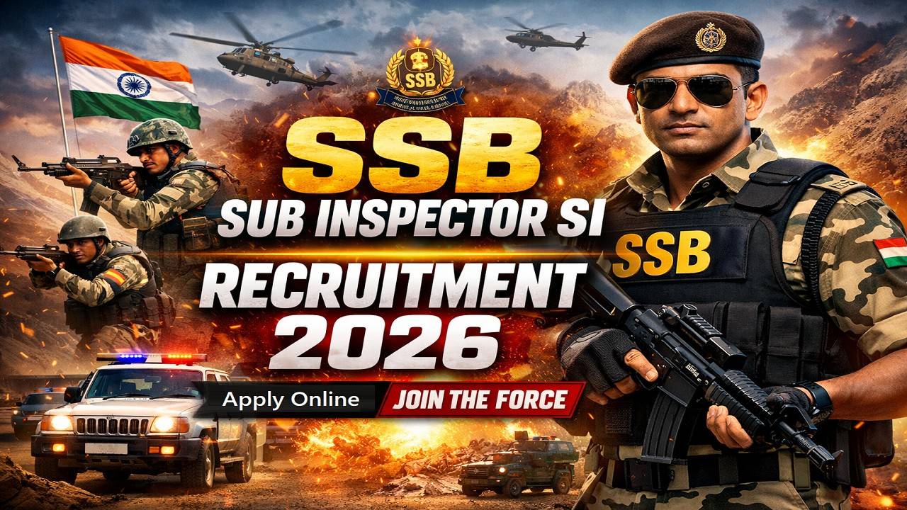 SSB Sub Inspector SI Recruitment 2026