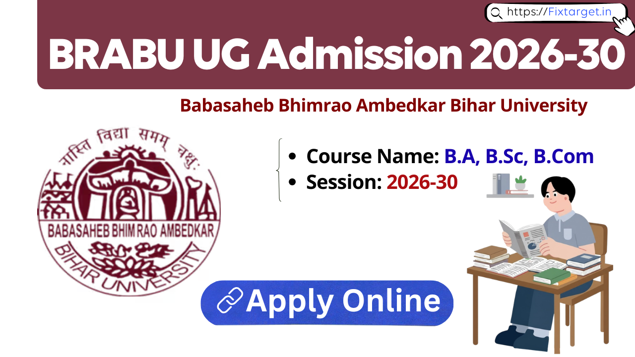 BRABU UG Admission 2026-30