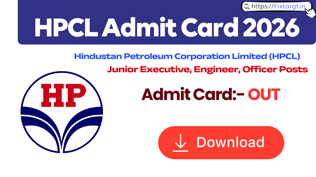 HPCL Admit Card 2026