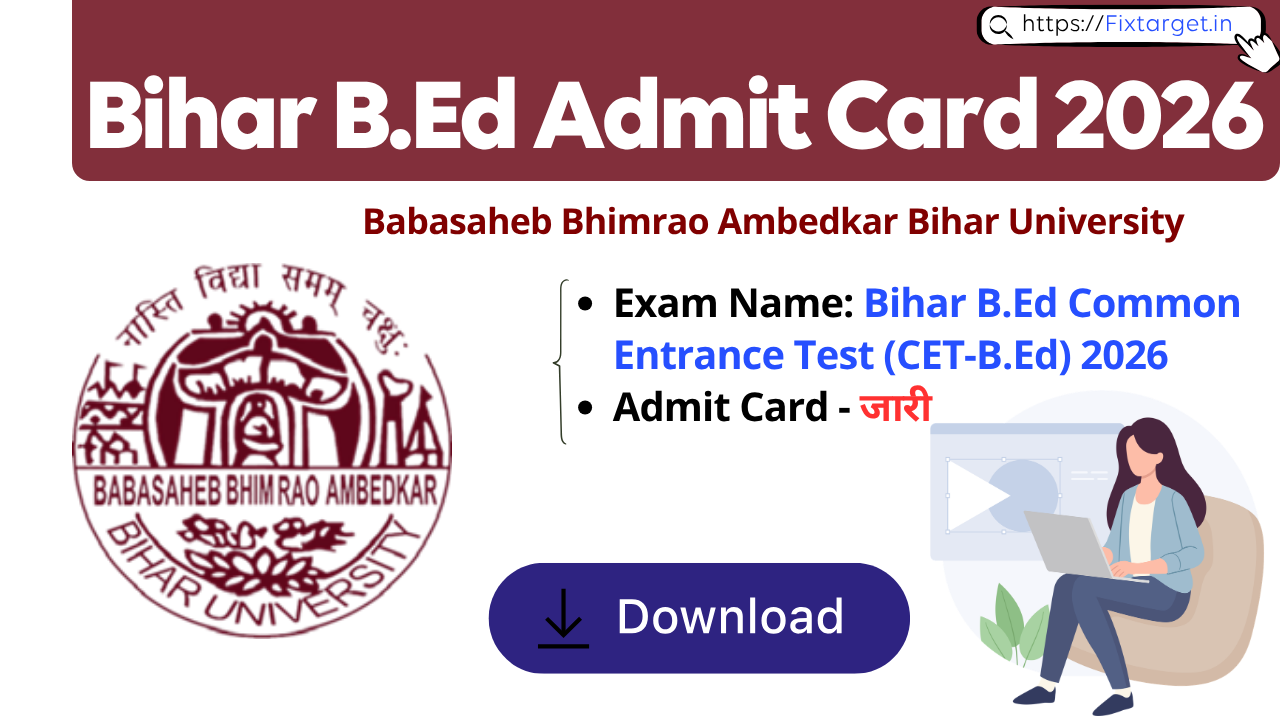 Bihar B.Ed Admit Card 2026