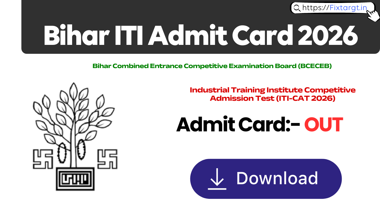 Bihar ITI Admit Card 2026