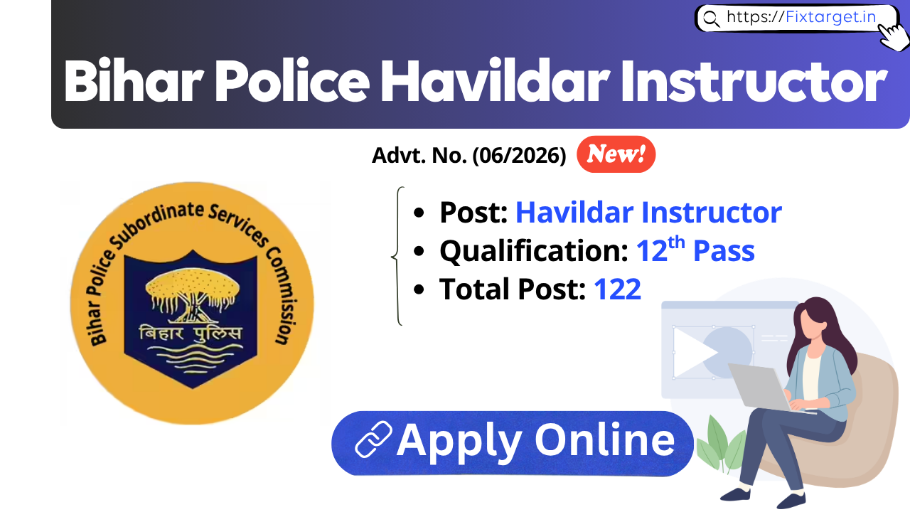 Bihar Police Havildar Instructor Recruitment 2026