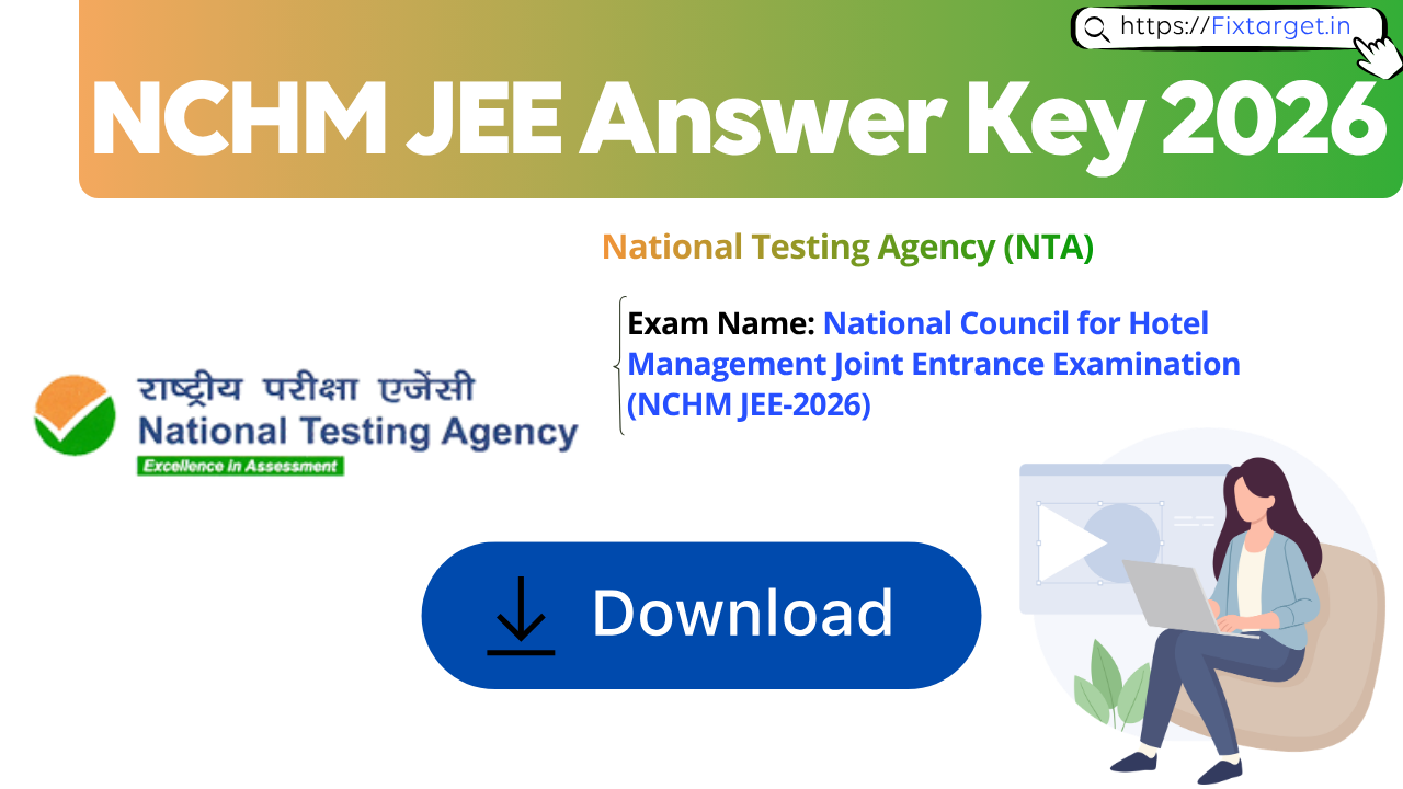NCHM JEE Answer Key 2026
