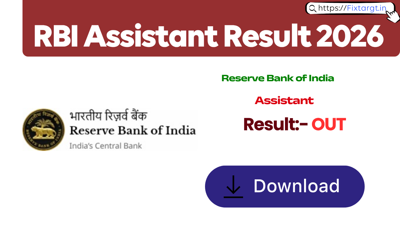 RBI Assistant Result 2026