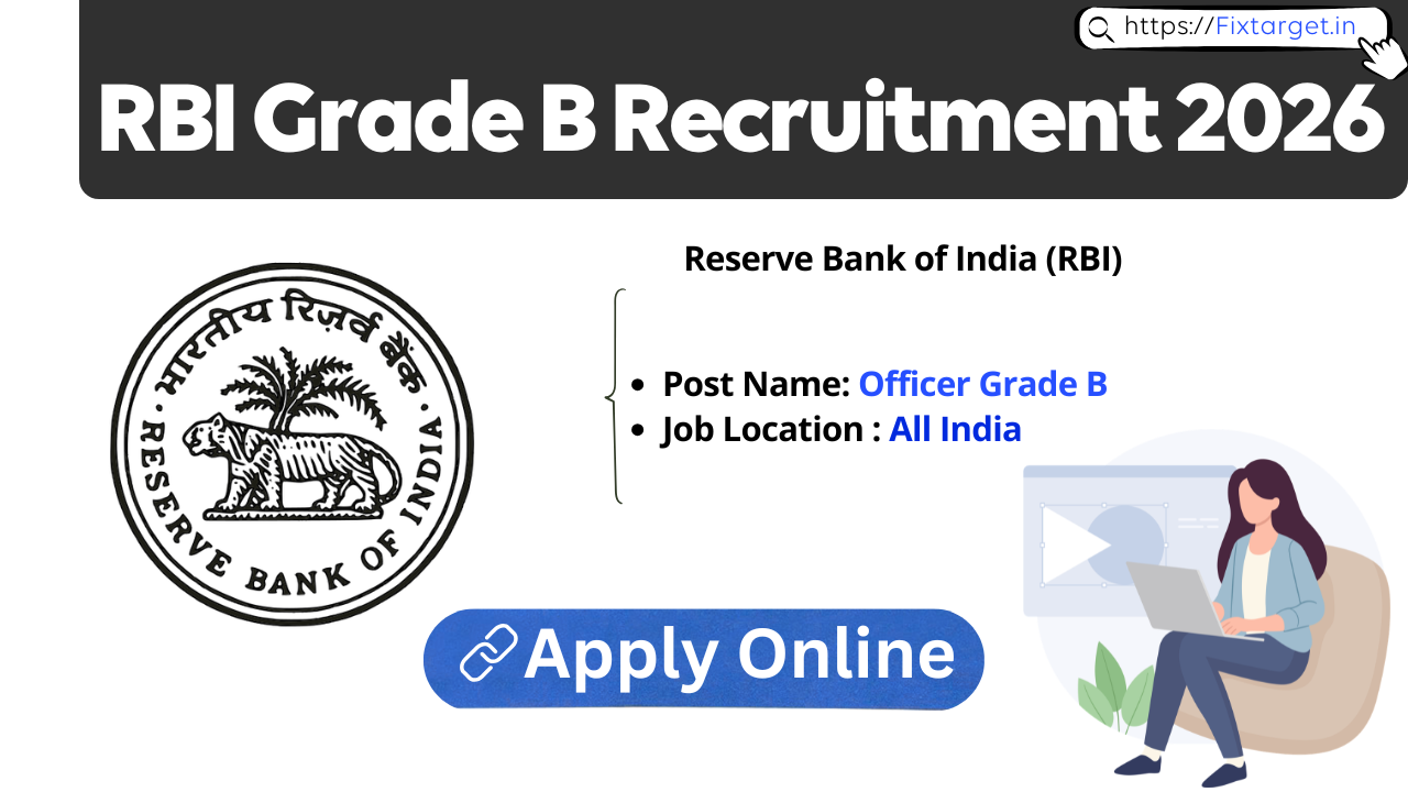 RBI Grade B Recruitment 2026