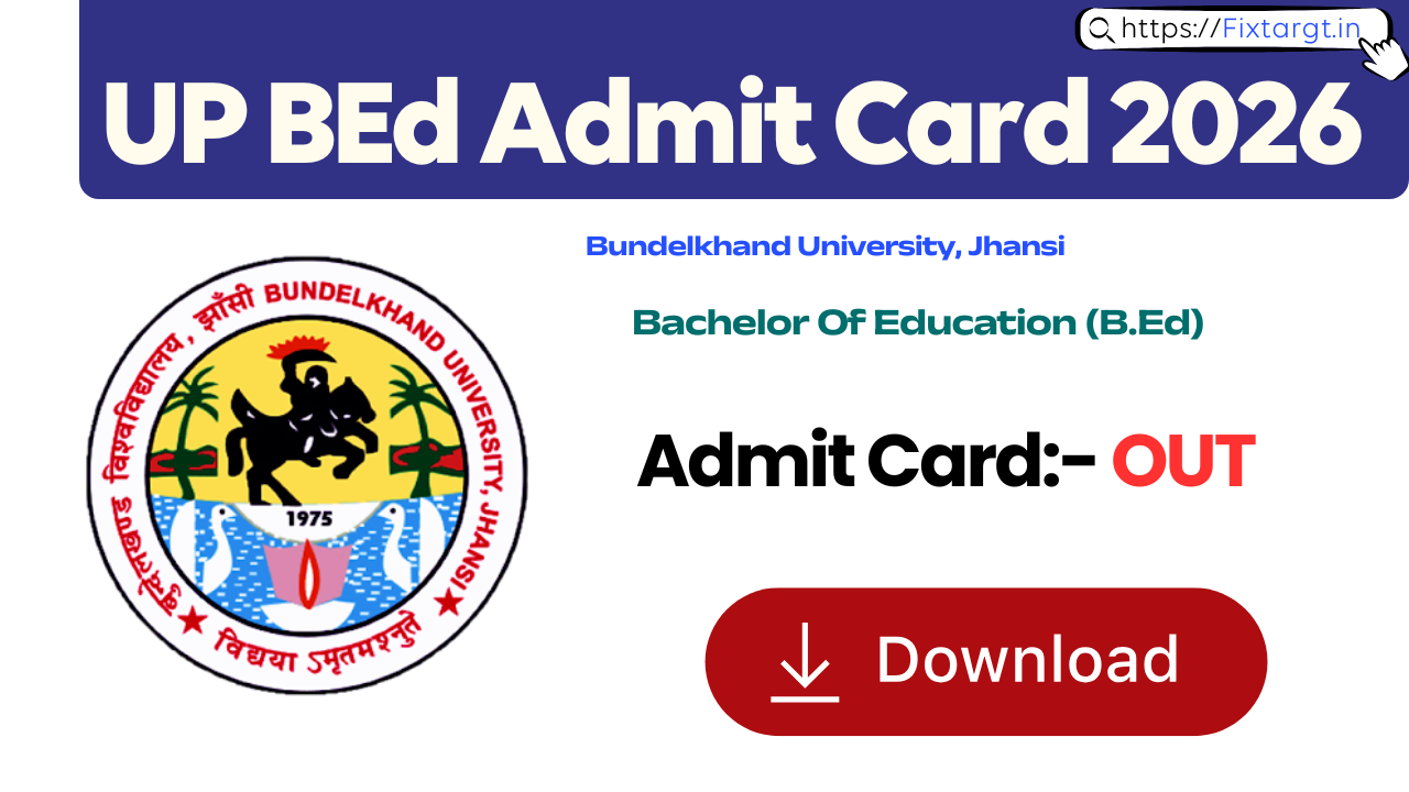 UP BEd Admit Card 2026