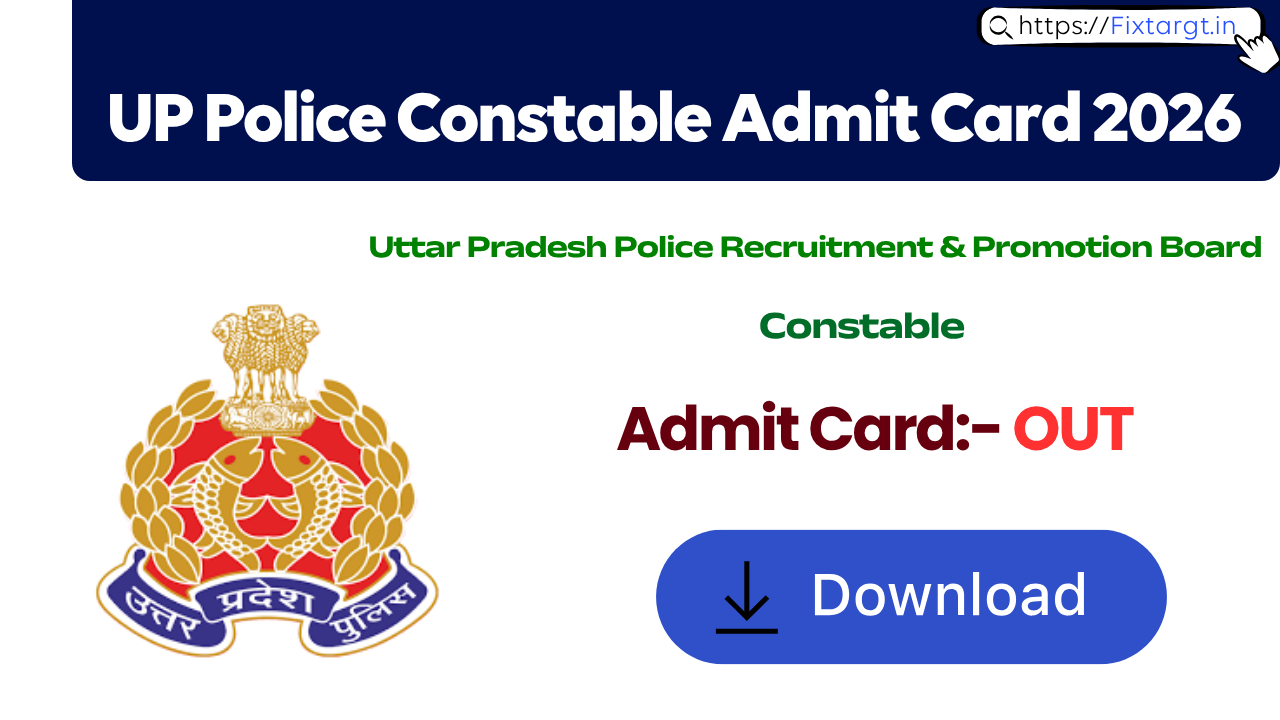 UP Police Constable Admit Card 2026
