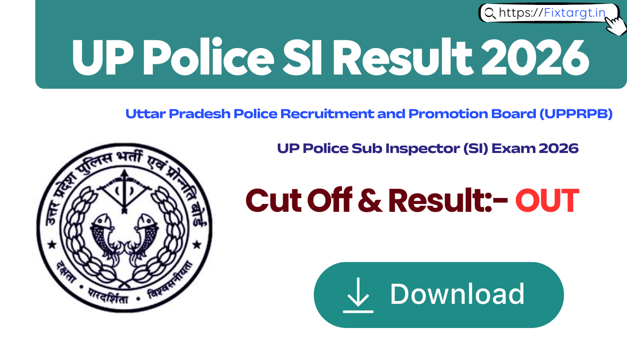 UP Police SI Result 2026