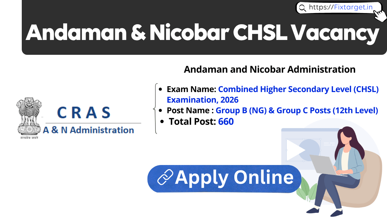 Andaman and Nicobar CHSL Recruitment 2026