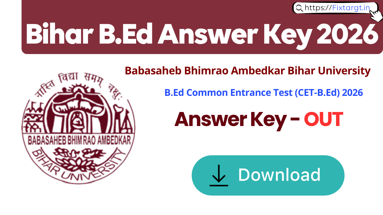 Bihar B.Ed Answer Key 2026