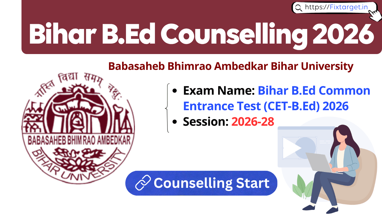 Bihar BEd Counselling 2026