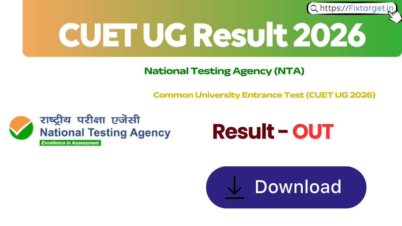 CUET UG Result 2026