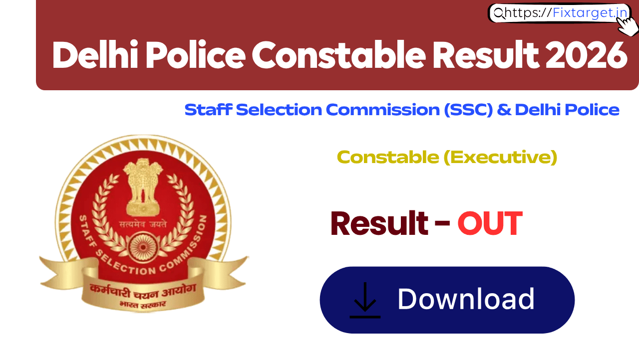Delhi Police Constable Result 2026