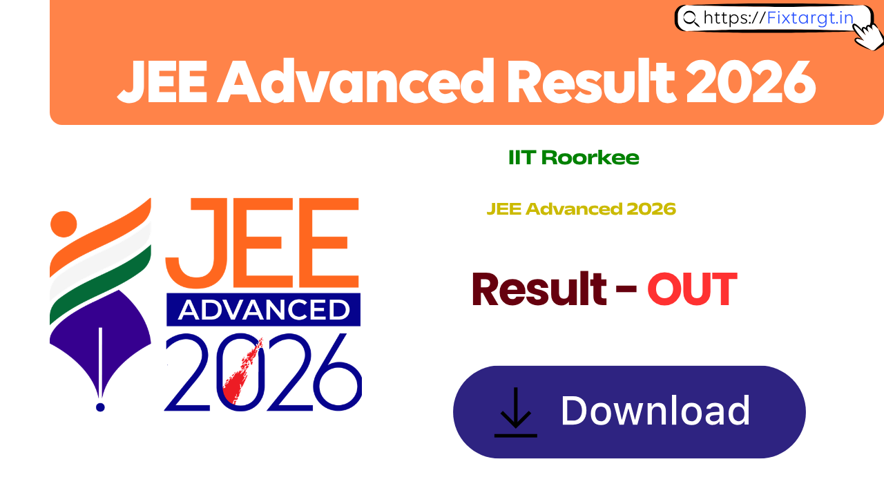 JEE Advanced Result 2026