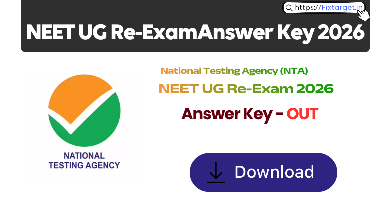 NEET UG Answer Key 2026