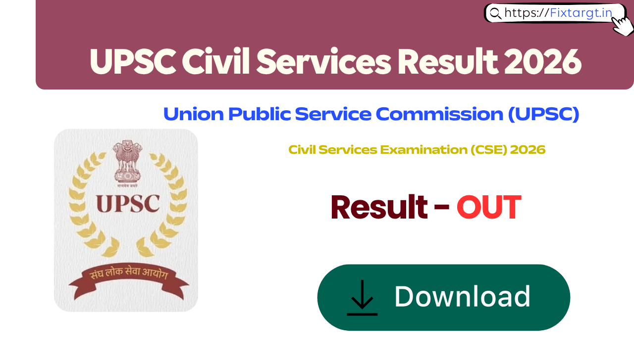UPSC Prelims Result 2026