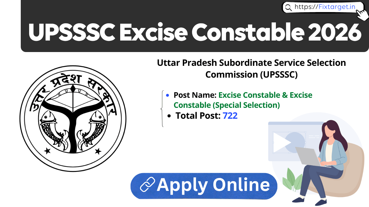 UPSSSC Excise Constable Abkari Siphai Recruitment 2026