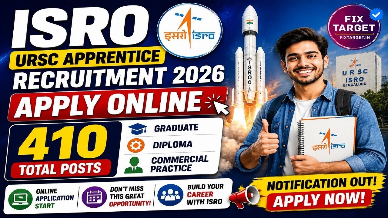 ISRO URSC Apprentice Recruitment 2026