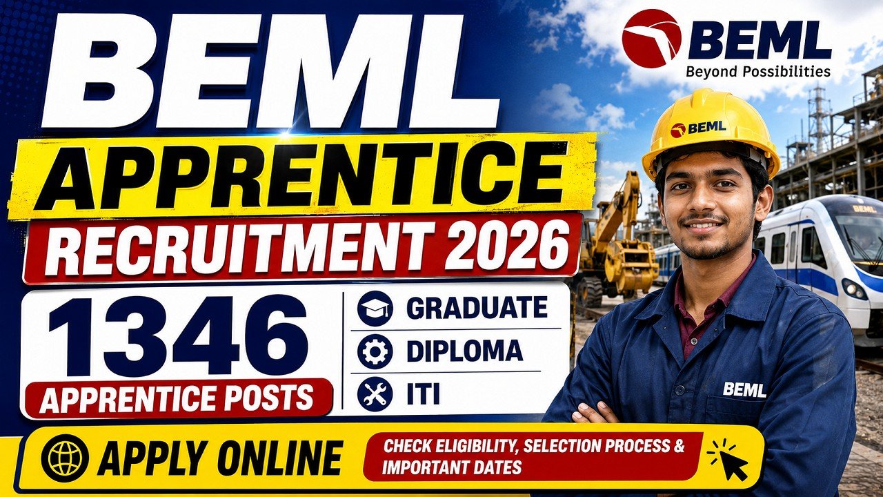 BEML Apprentice Recruitment 2026