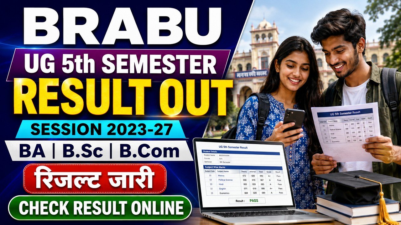 BRABU UG 5th Semester Result 2023-27