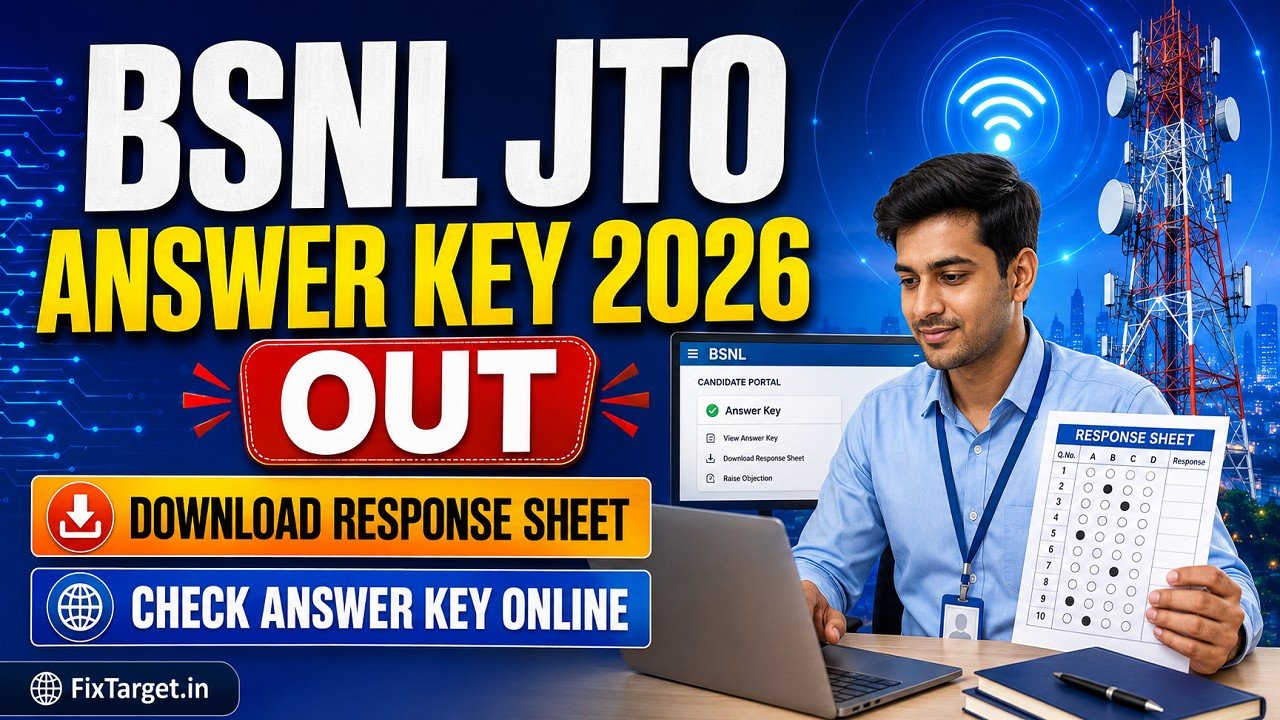 BSNL JTO Answer Key 2026