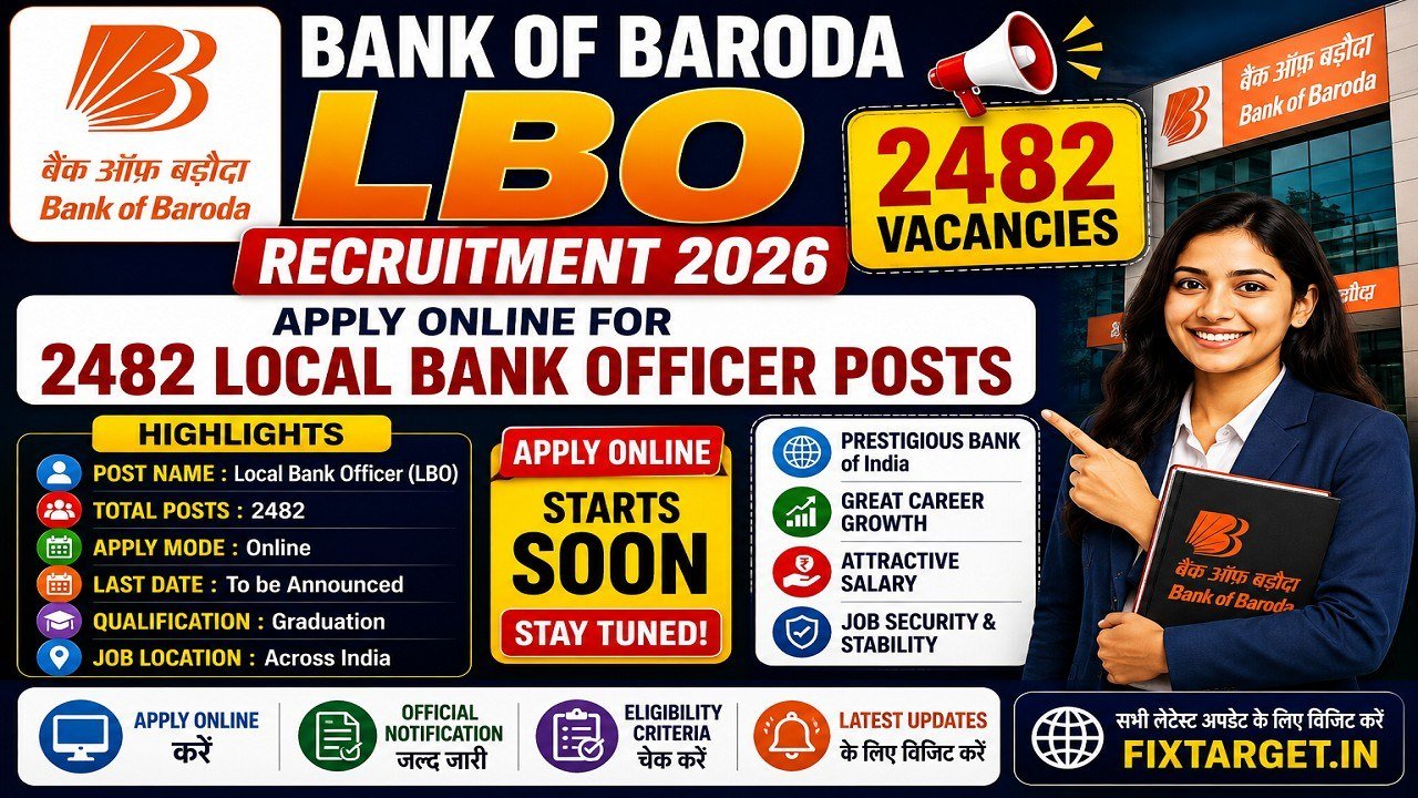 Bank of Baroda LBO Recruitment 2026