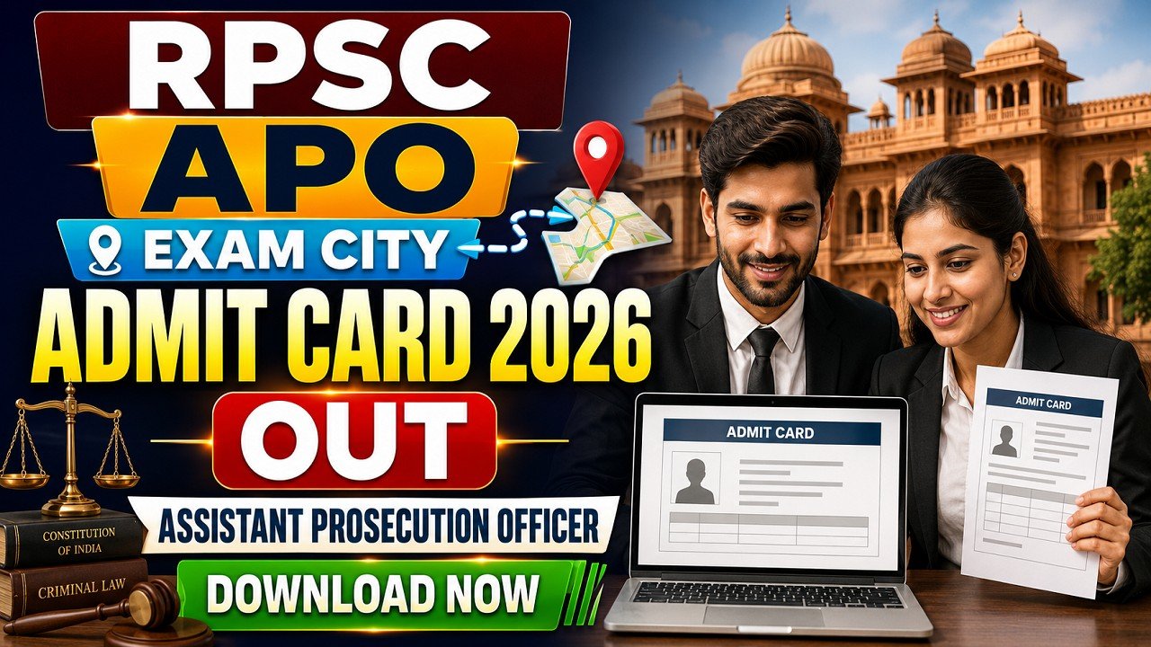 RPSC APO Admit Card 2026