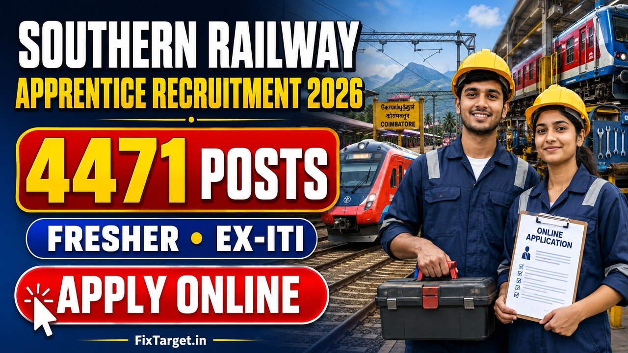 Southern Railway Apprentice Recruitment 2026