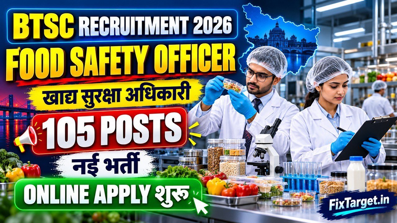 BTSC Food Safety Officer Recruitment 2026
