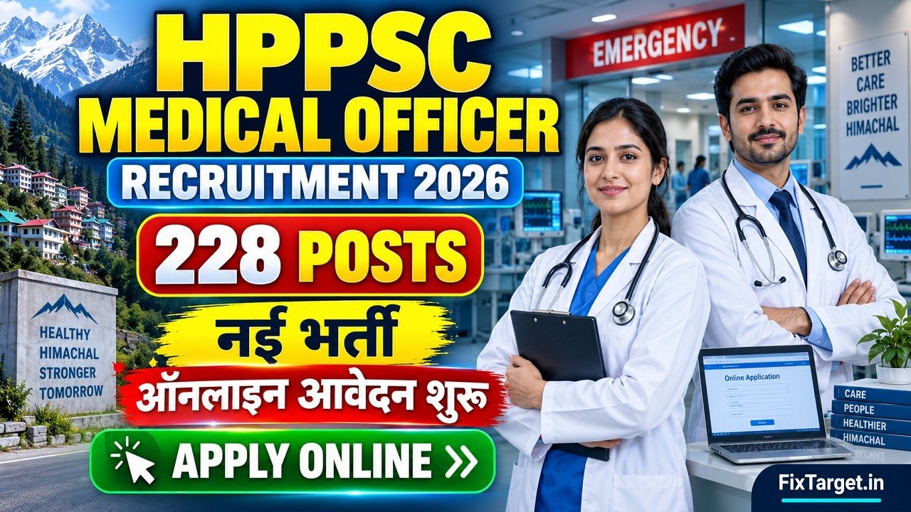 HPPSC Medical Officer Recruitment 2026