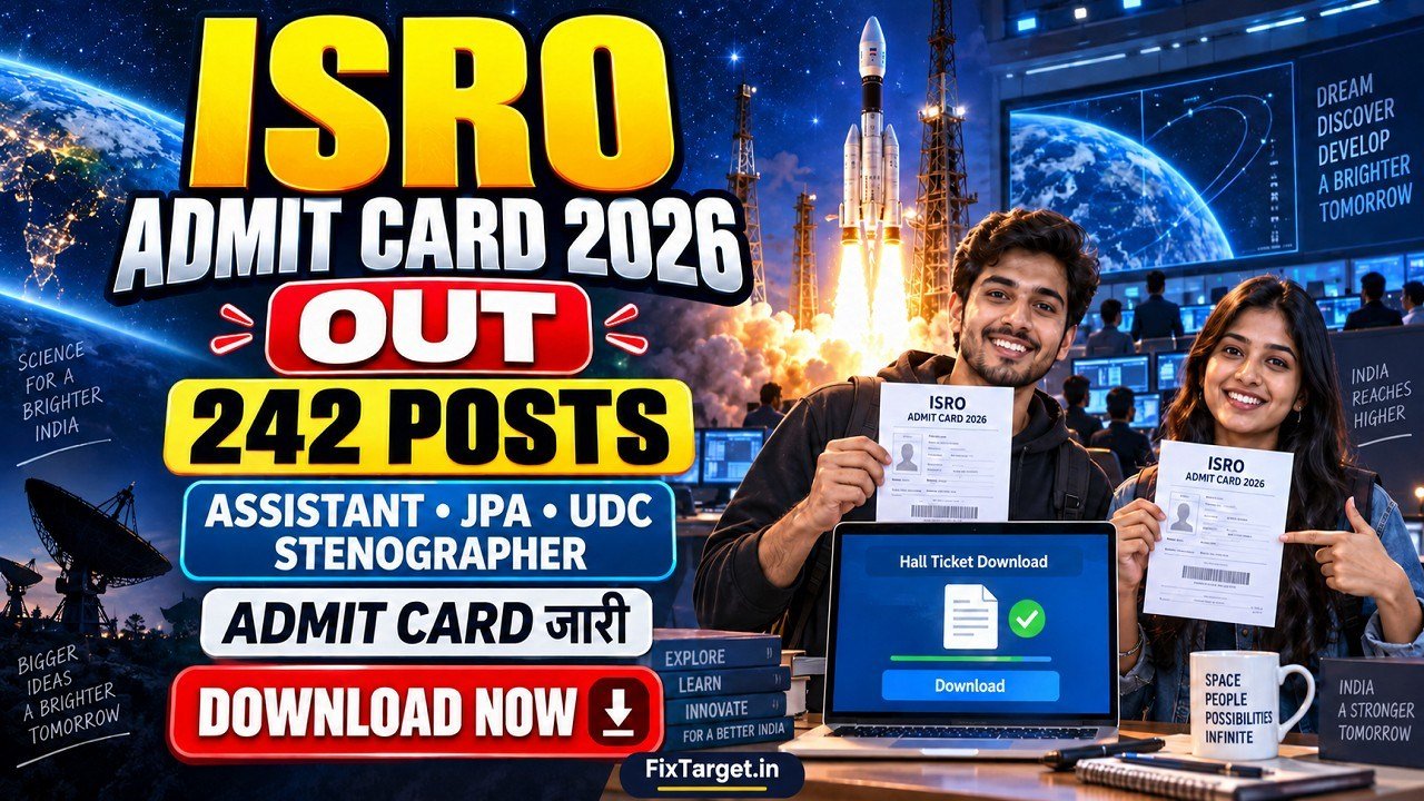 ISRO Admit Card 2026
