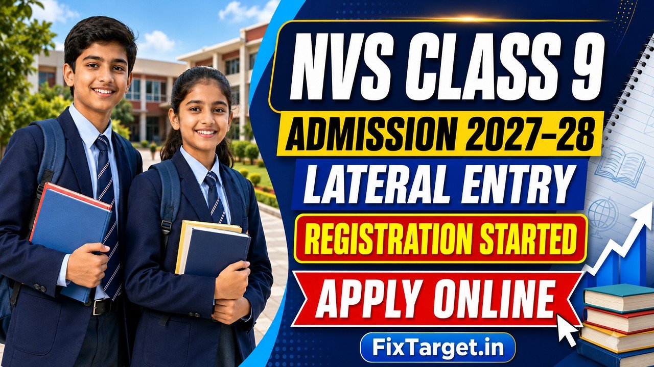 NVS Class 9 Admission 2027-28