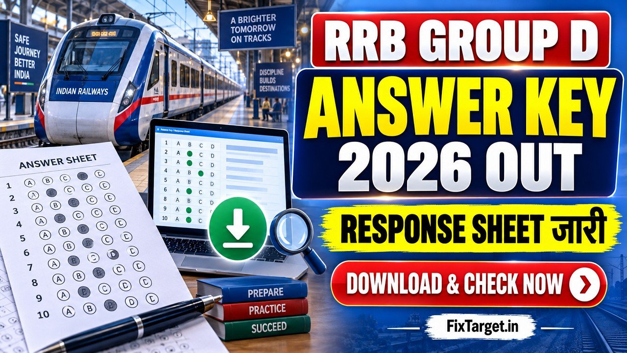 RRB Group D Answer Key 2026