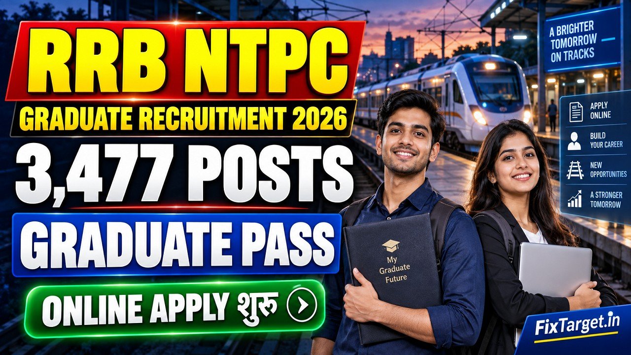 RRB NTPC Graduate Recruitment 2026