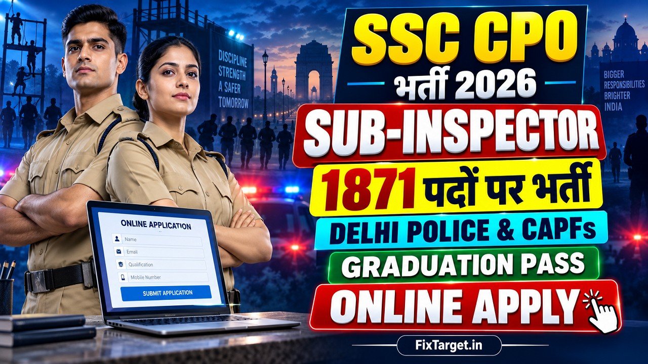 SSC CPO Recruitment 2026